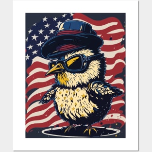 Patriotic Chicken Posters and Art